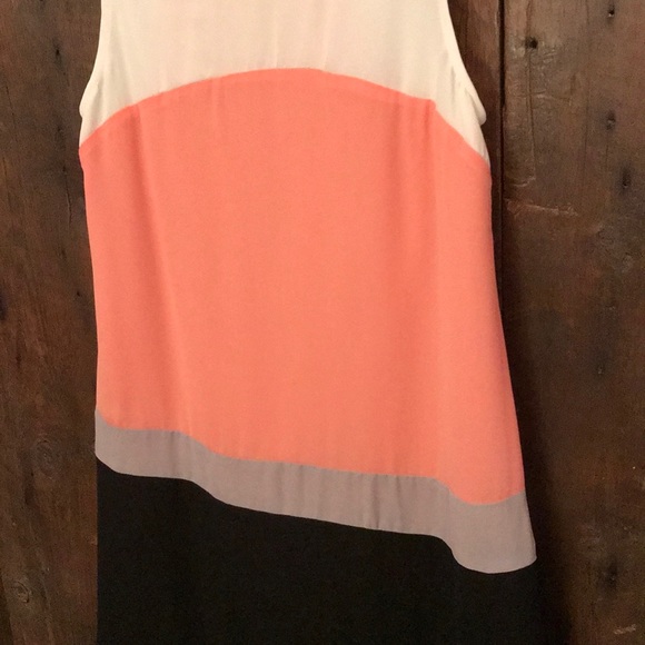 Simons Color-block Mini Dress - Picture 2 of 6
